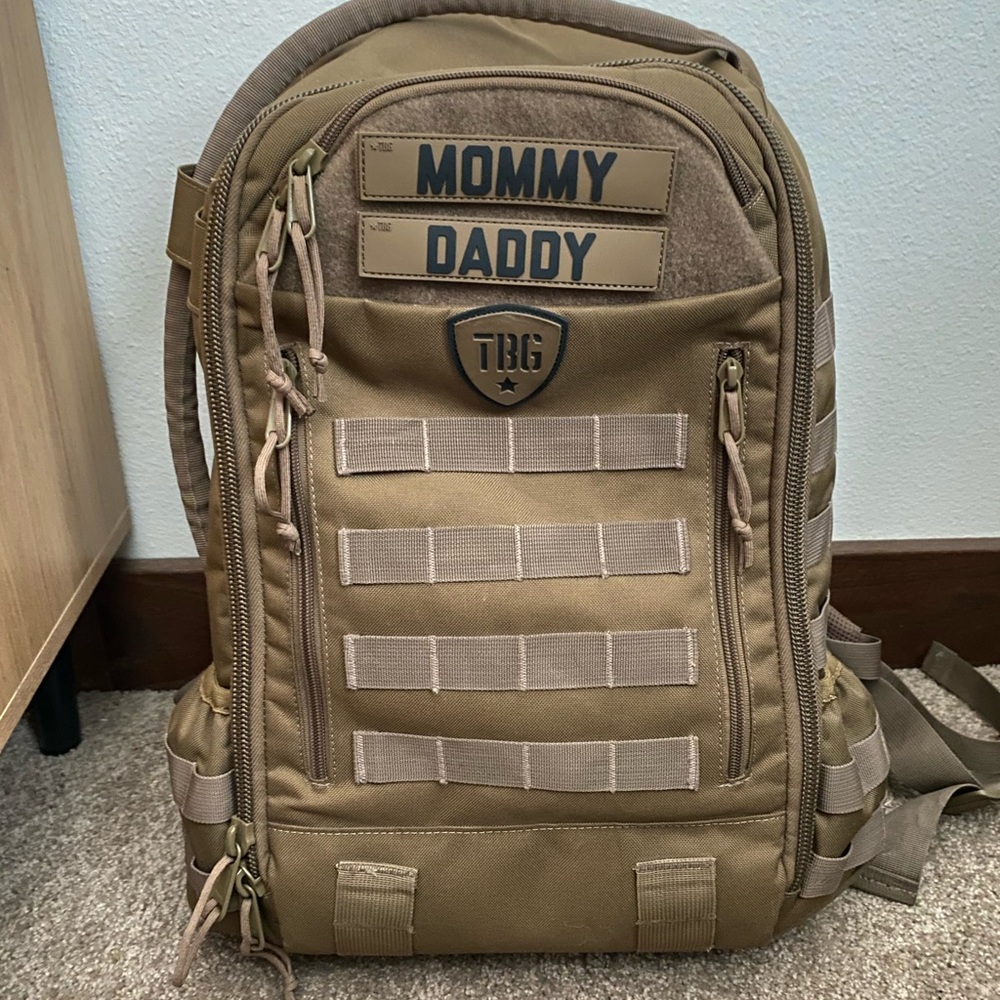 Tan Tactical Diaper Bag